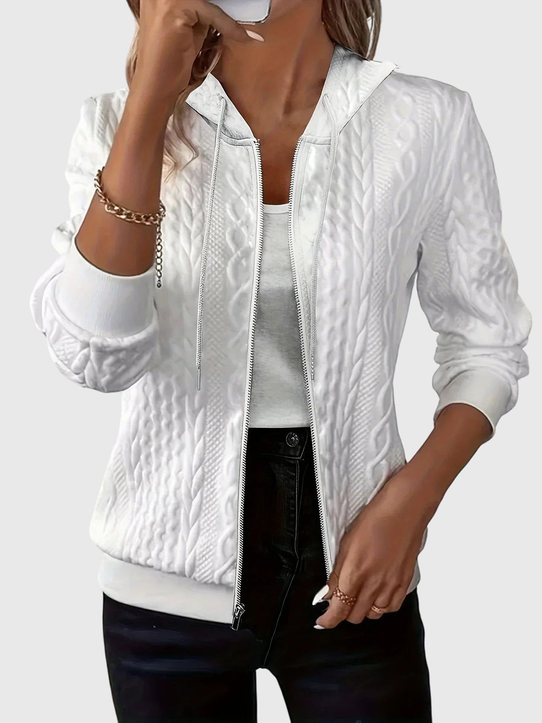 Audrey | Cardigan with Zipper
