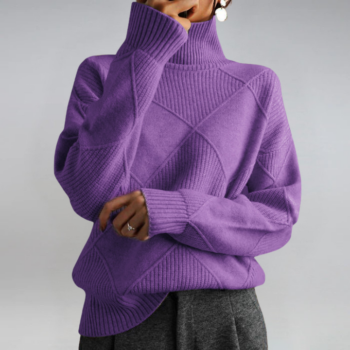 Sophia™ | Luxe Cashmere Turtleneck Sweater