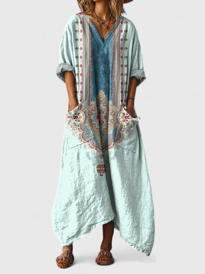 Mariana | Elegant Linen Dress