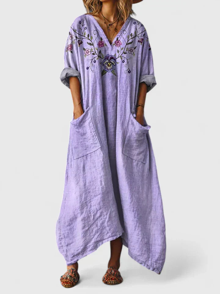 Mariana | Elegant Linen Dress