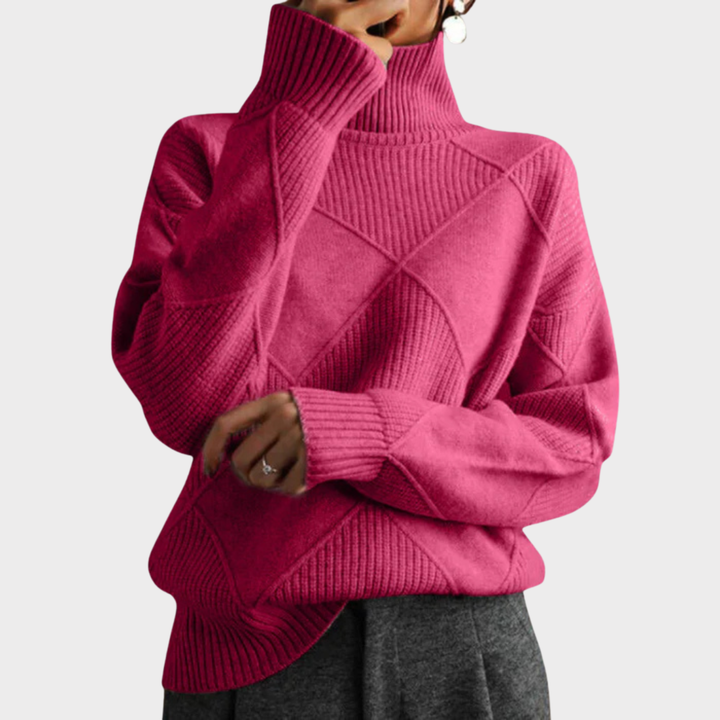 Sophia™ | Luxe Cashmere Turtleneck Sweater