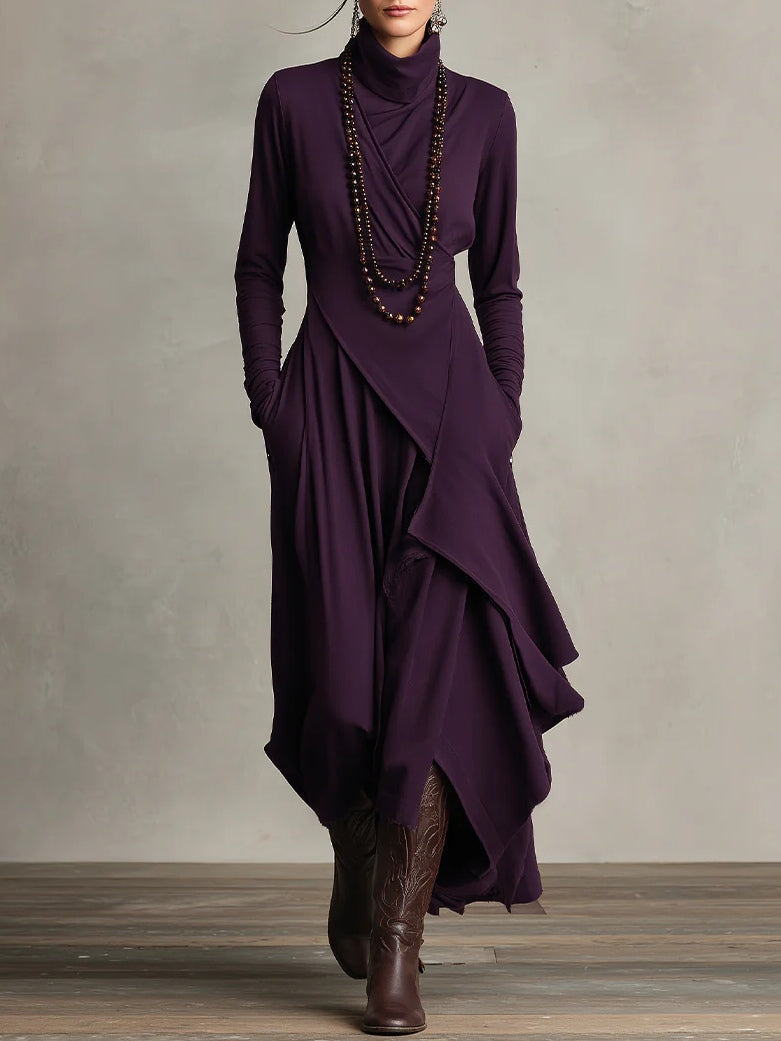 Katie | Asymmetric Maxi Tunic Dress
