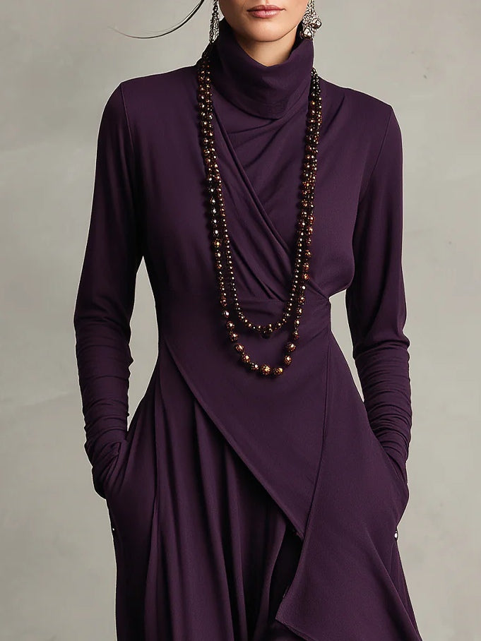Katie | Asymmetric Maxi Tunic Dress