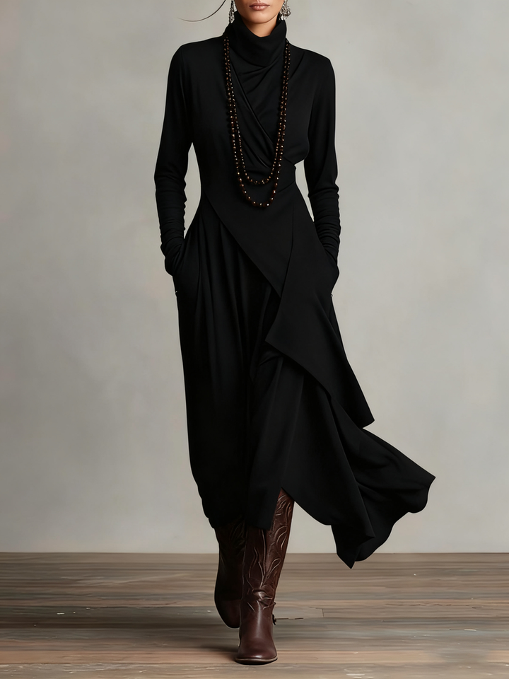 Katie | Asymmetric Maxi Tunic Dress