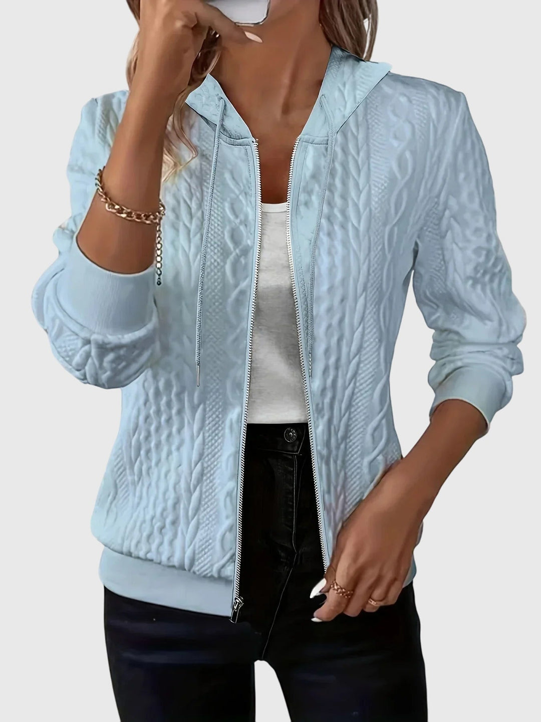 Audrey | Cardigan with Zipper