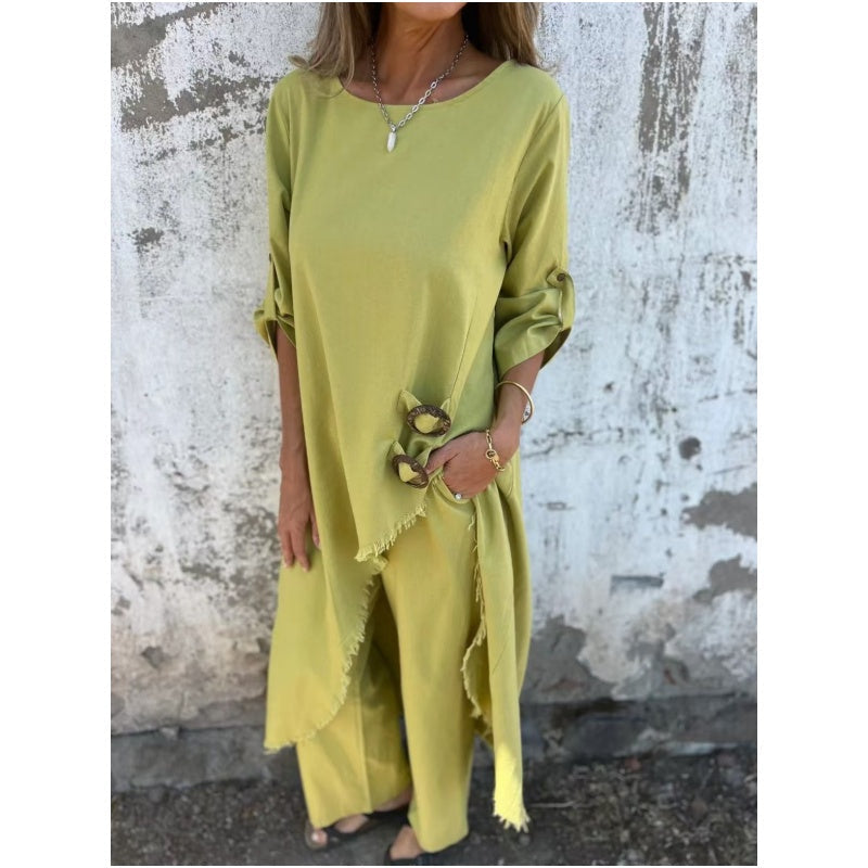 Daisy | Cotton-Linen Two-Piece Set